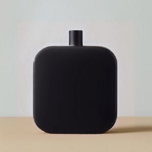 25587 florero cuadrado negro l 01