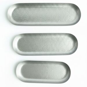 71110 set de 3 charolas ovales largas plateadas tu 01