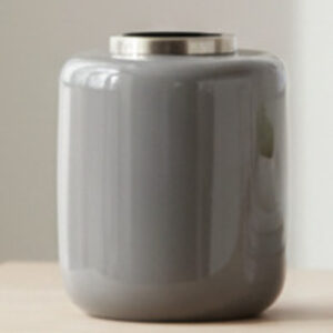 ks8086 florero bajo color edition gris l 01