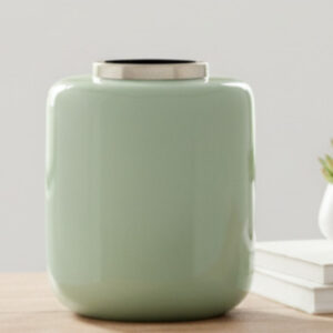 ks8086 florero bajo color edition verde l 01