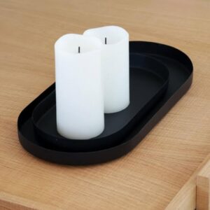 pe11221 set de 2 charolas ovales negro tu 02