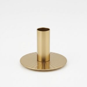 pe46680 candelero base estriada dorado l 01